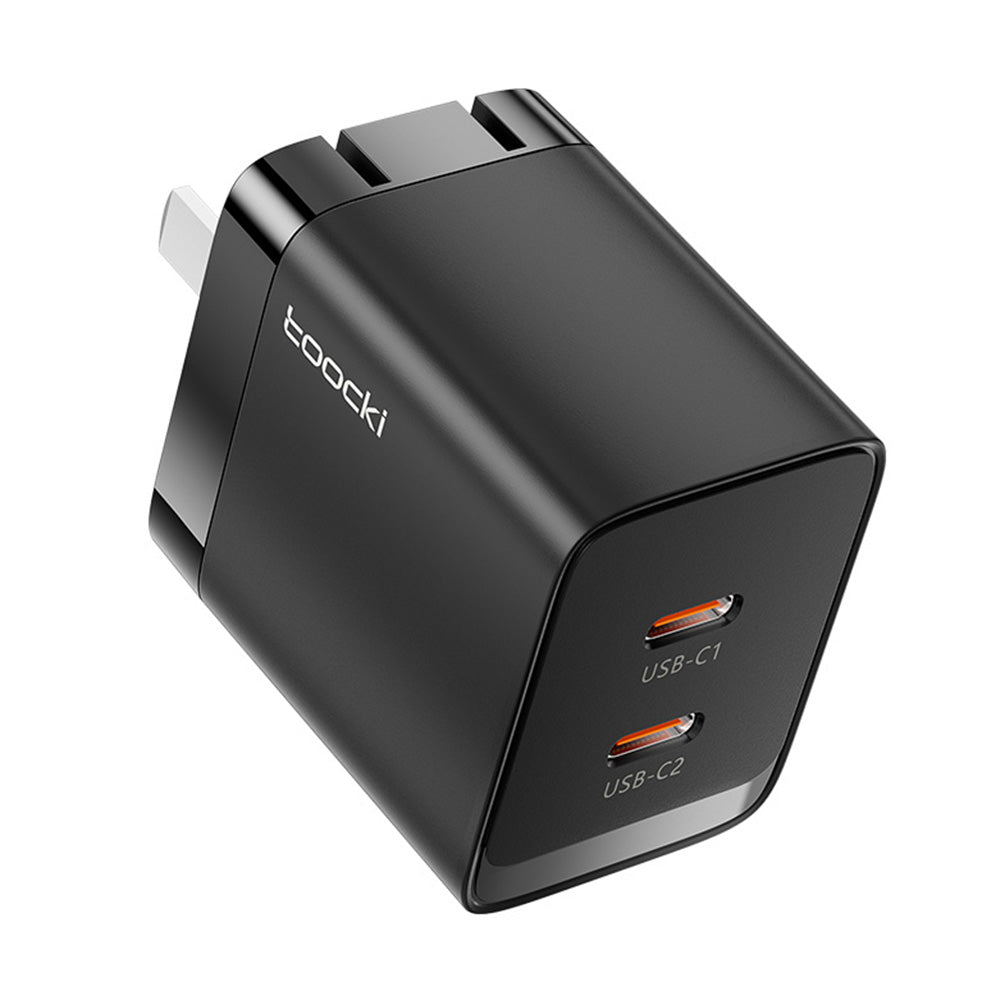 TOOCKI P040AE10A2C0 PD 40W GaN Wall Charger Dual Type-C Phone Fast Charging Adapter TOOCKI P040AE10A2C0 PD 40W GaN Wall Charger Dual Type-C Phone Fast Charging Adapter